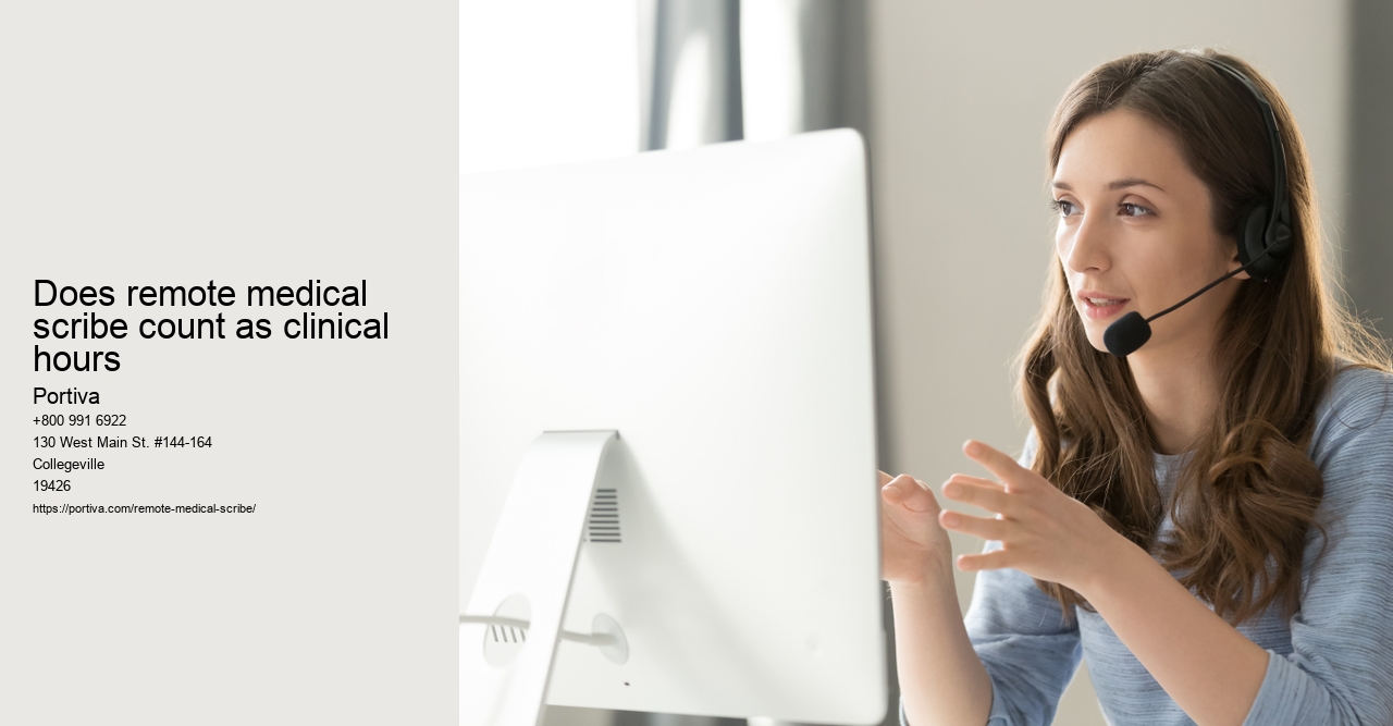 Does remote medical scribe count as clinical hours