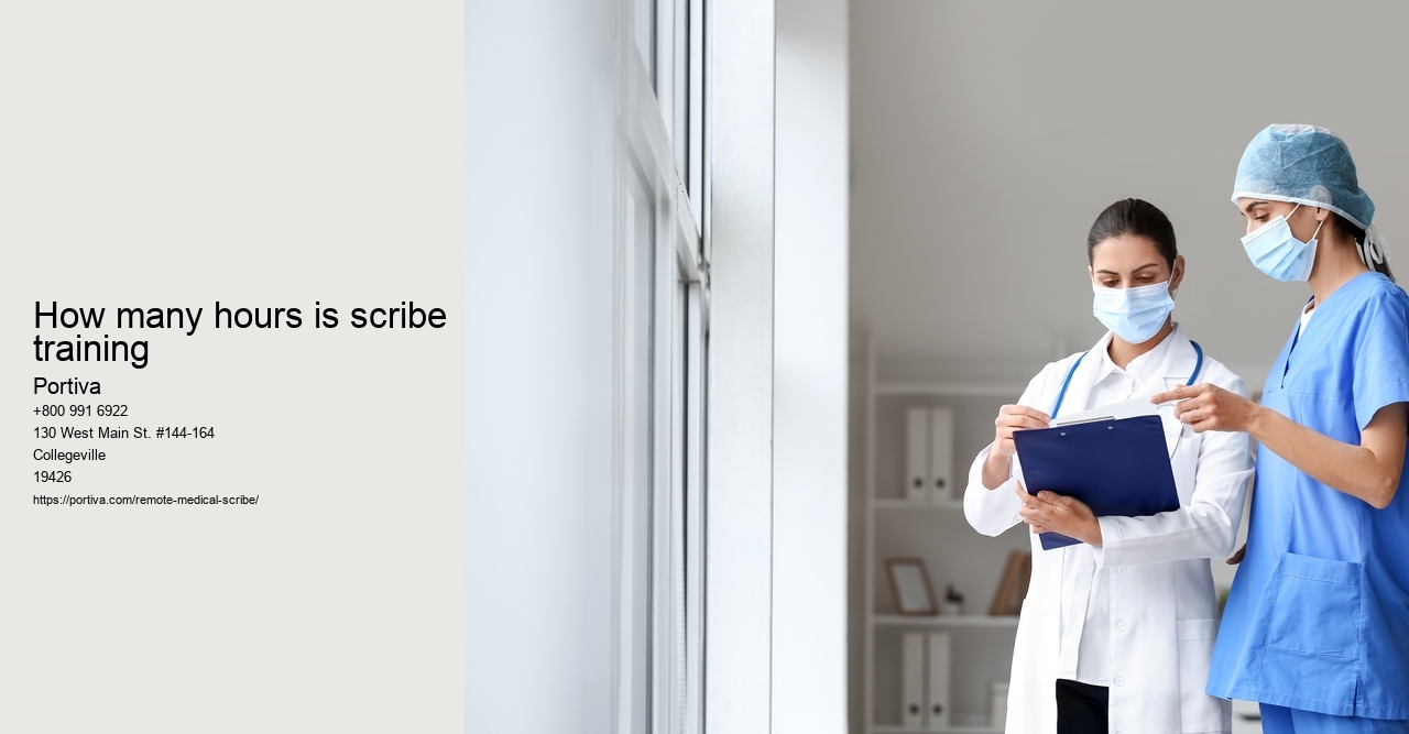 How many hours is scribe training