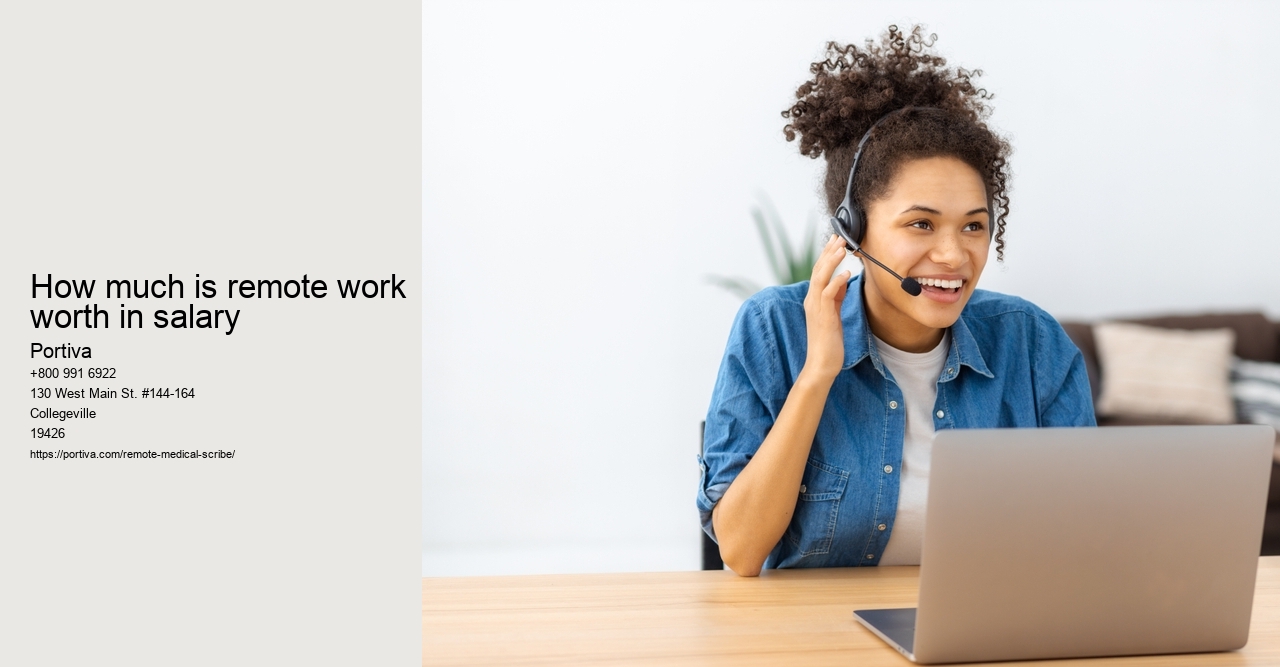 How much is remote work worth in salary