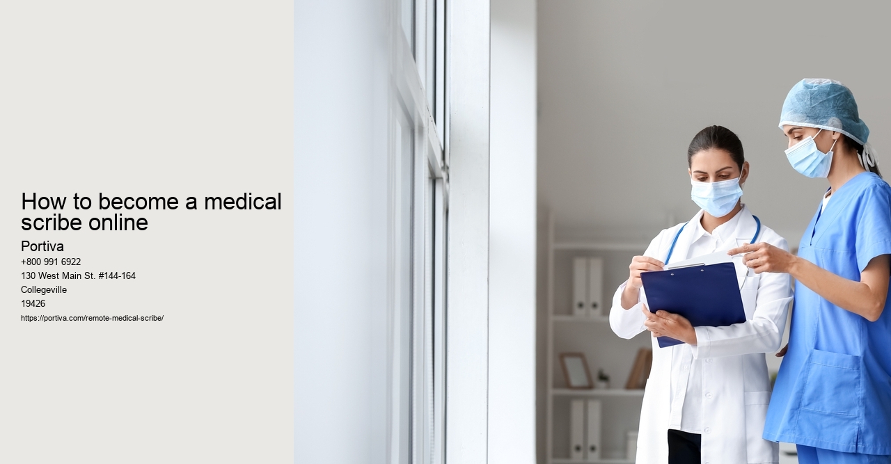 how to become a medical scribe online